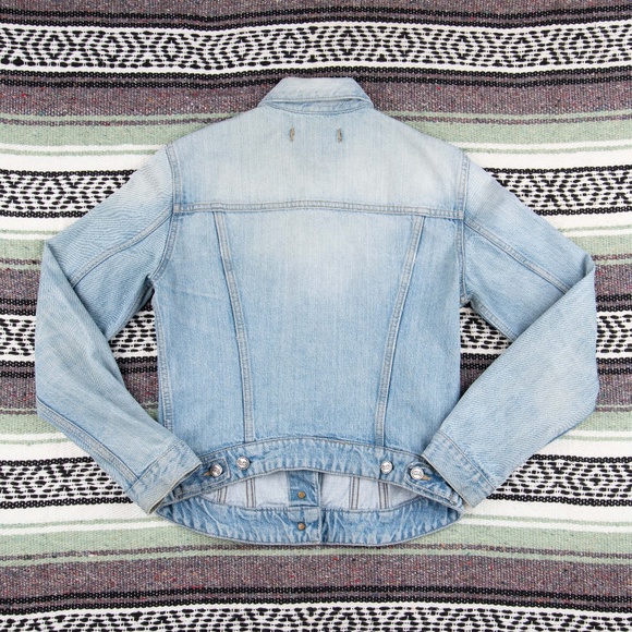 Blue Gas Denim Trucker Jacket - Picture 5 of 7